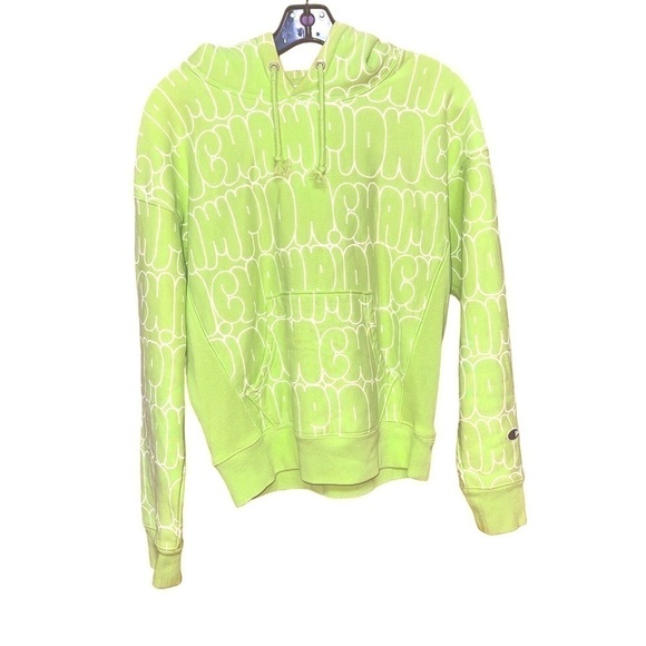 Champion women’s bubble letter hoodie reverse weave size S - Picture 5 of 8